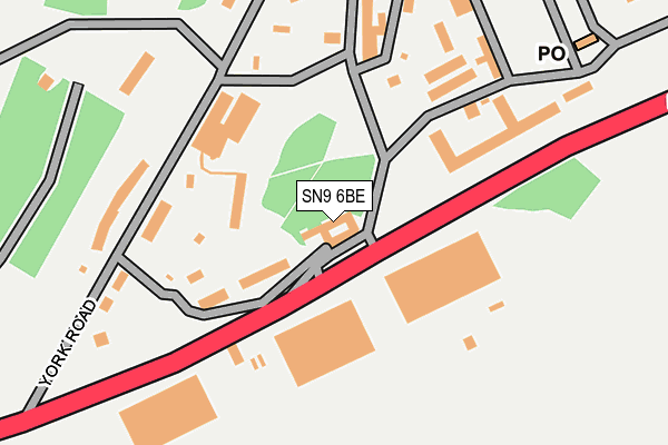 SN9 6BE map - OS OpenMap – Local (Ordnance Survey) SN9 6BE map - OS OpenMap – Local (Ordnance Survey)