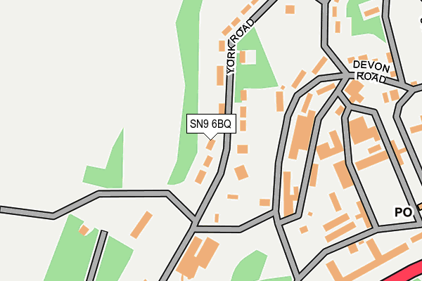 SN9 6BQ map - OS OpenMap – Local (Ordnance Survey) SN9 6BQ map - OS OpenMap – Local (Ordnance Survey)