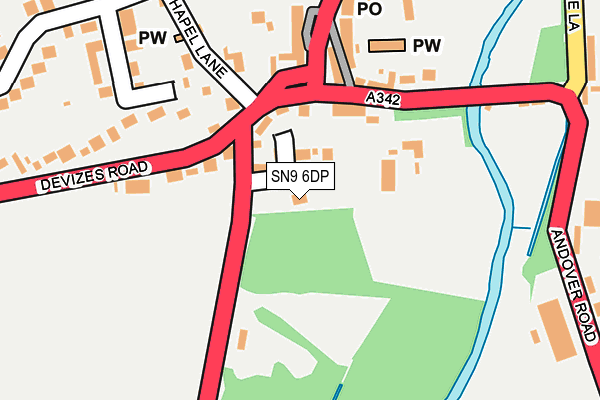 SN9 6DP map - OS OpenMap – Local (Ordnance Survey) SN9 6DP map - OS OpenMap – Local (Ordnance Survey)