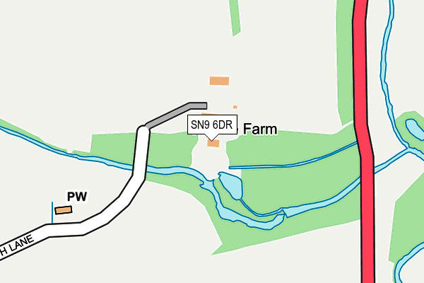 SN9 6DR map - OS OpenMap – Local (Ordnance Survey) SN9 6DR map - OS OpenMap – Local (Ordnance Survey)