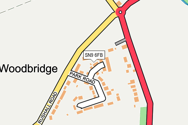 SN9 6FB map - OS OpenMap – Local (Ordnance Survey) SN9 6FB map - OS OpenMap – Local (Ordnance Survey)