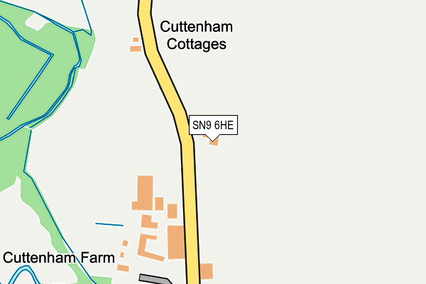 SN9 6HE map - OS OpenMap – Local (Ordnance Survey)