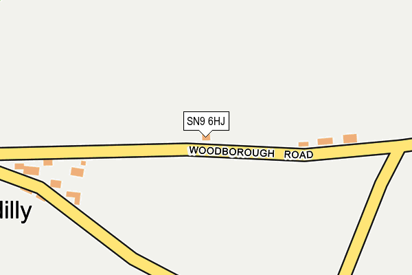 SN9 6HJ map - OS OpenMap – Local (Ordnance Survey) SN9 6HJ map - OS OpenMap – Local (Ordnance Survey)