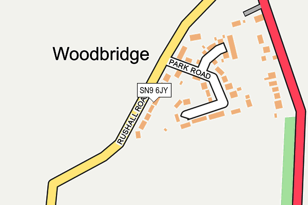 SN9 6JY map - OS OpenMap – Local (Ordnance Survey) SN9 6JY map - OS OpenMap – Local (Ordnance Survey)