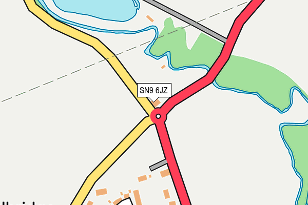 SN9 6JZ map - OS OpenMap – Local (Ordnance Survey) SN9 6JZ map - OS OpenMap – Local (Ordnance Survey)
