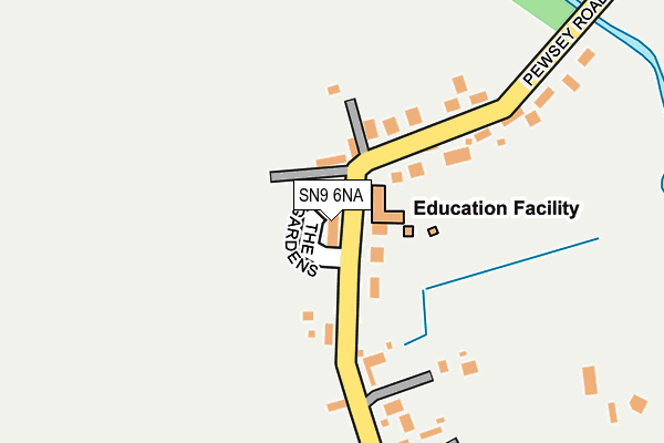 SN9 6NA map - OS OpenMap – Local (Ordnance Survey) SN9 6NA map - OS OpenMap – Local (Ordnance Survey)