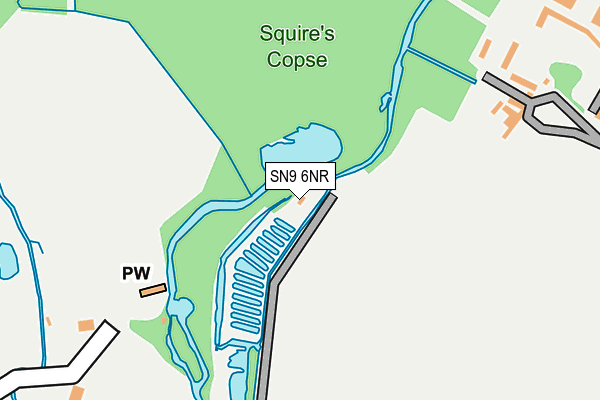 SN9 6NR map - OS OpenMap – Local (Ordnance Survey) SN9 6NR map - OS OpenMap – Local (Ordnance Survey)