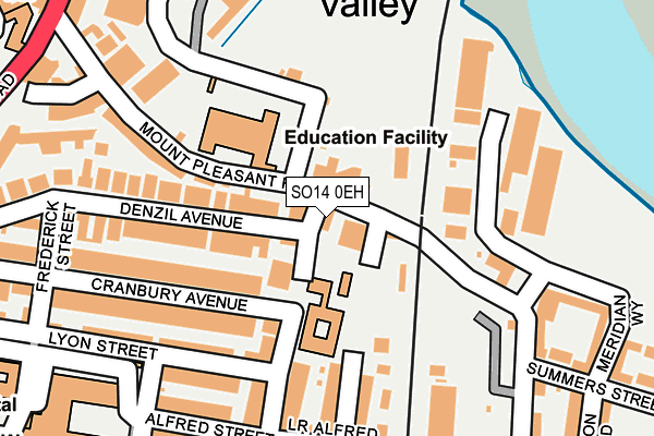 SO14 0EH map - OS OpenMap – Local (Ordnance Survey) SO14 0EH map - OS OpenMap – Local (Ordnance Survey)