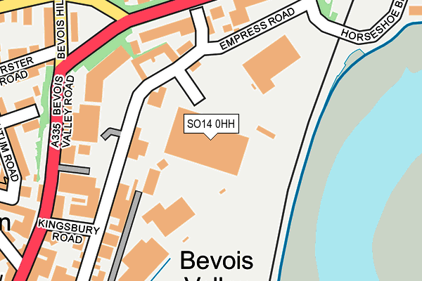 SO14 0HH map - OS OpenMap – Local (Ordnance Survey) SO14 0HH map - OS OpenMap – Local (Ordnance Survey)