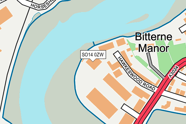 SO14 0ZW map - OS OpenMap – Local (Ordnance Survey) SO14 0ZW map - OS OpenMap – Local (Ordnance Survey)