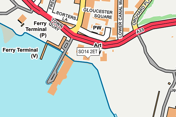 SO14 2ET map - OS OpenMap – Local (Ordnance Survey) SO14 2ET map - OS OpenMap – Local (Ordnance Survey)
