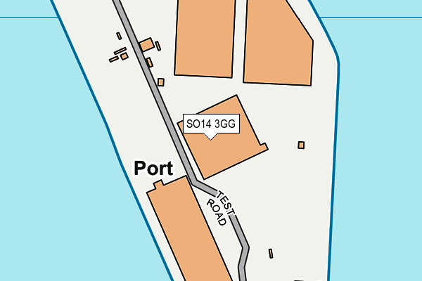 SO14 3GG map - OS OpenMap – Local (Ordnance Survey) SO14 3GG map - OS OpenMap – Local (Ordnance Survey)