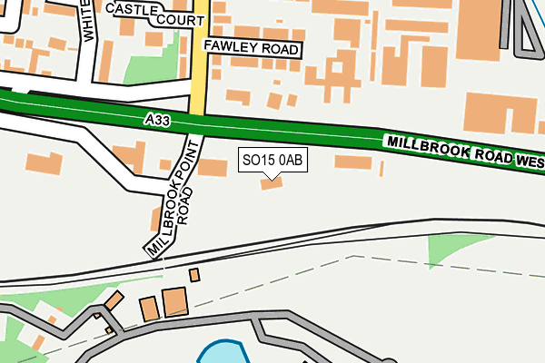 SO15 0AB map - OS OpenMap – Local (Ordnance Survey) SO15 0AB map - OS OpenMap – Local (Ordnance Survey)