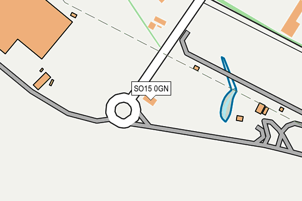 SO15 0GN map - OS OpenMap – Local (Ordnance Survey) SO15 0GN map - OS OpenMap – Local (Ordnance Survey)
