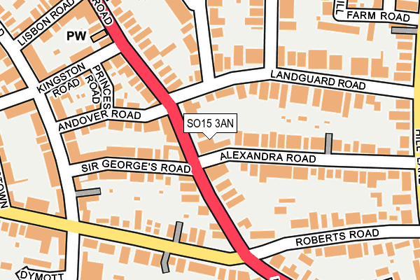 SO15 3AN map - OS OpenMap – Local (Ordnance Survey) SO15 3AN map - OS OpenMap – Local (Ordnance Survey)