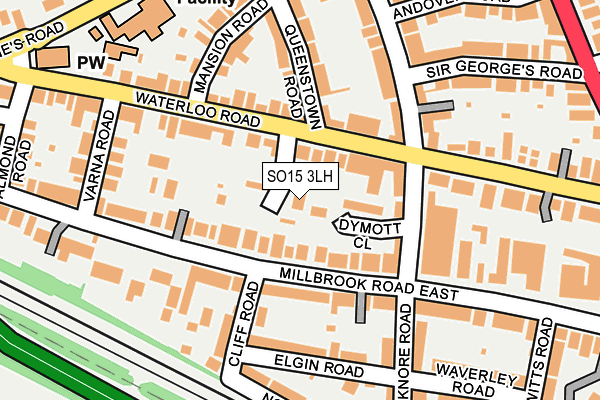 SO15 3LH map - OS OpenMap – Local (Ordnance Survey) SO15 3LH map - OS OpenMap – Local (Ordnance Survey)