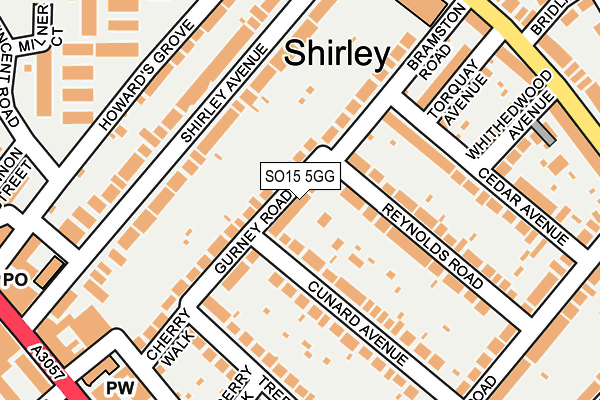 SO15 5GG map - OS OpenMap – Local (Ordnance Survey) SO15 5GG map - OS OpenMap – Local (Ordnance Survey)