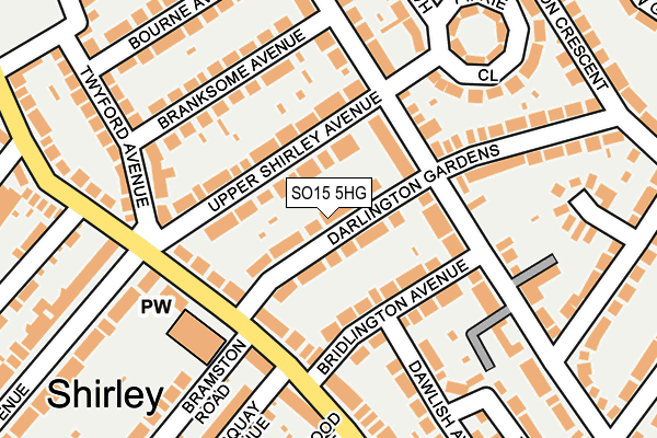 SO15 5HG map - OS OpenMap – Local (Ordnance Survey) SO15 5HG map - OS OpenMap – Local (Ordnance Survey)