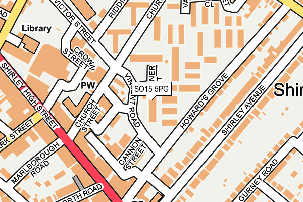 SO15 5PG map - OS OpenMap – Local (Ordnance Survey) SO15 5PG map - OS OpenMap – Local (Ordnance Survey)