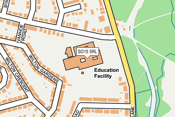 SO15 5RL map - OS OpenMap – Local (Ordnance Survey) SO15 5RL map - OS OpenMap – Local (Ordnance Survey)