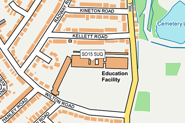 SO15 5UQ map - OS OpenMap – Local (Ordnance Survey) SO15 5UQ map - OS OpenMap – Local (Ordnance Survey)
