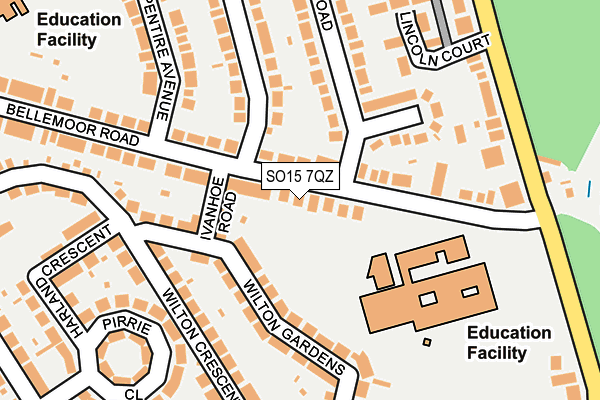 SO15 7QZ map - OS OpenMap – Local (Ordnance Survey) SO15 7QZ map - OS OpenMap – Local (Ordnance Survey)