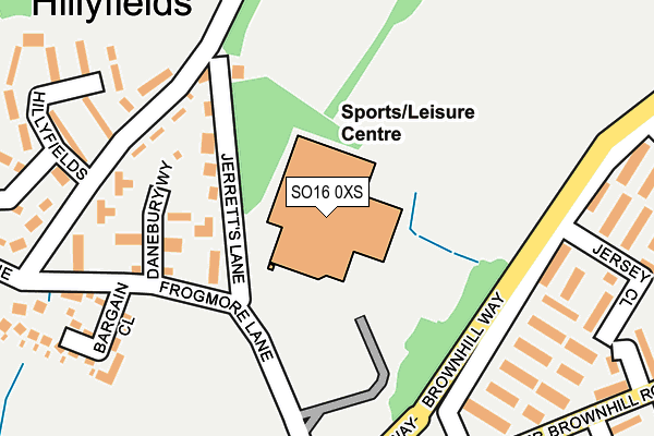 SO16 0XS map - OS OpenMap – Local (Ordnance Survey) SO16 0XS map - OS OpenMap – Local (Ordnance Survey)