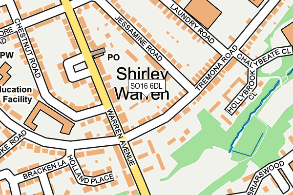 SO16 6DL map - OS OpenMap – Local (Ordnance Survey) SO16 6DL map - OS OpenMap – Local (Ordnance Survey)
