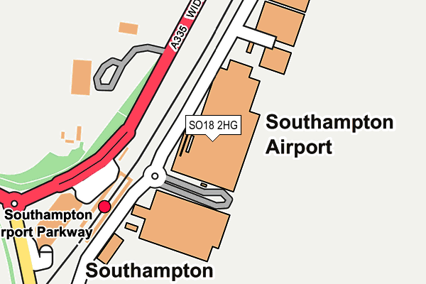 SO18 2HG map - OS OpenMap – Local (Ordnance Survey) SO18 2HG map - OS OpenMap – Local (Ordnance Survey)
