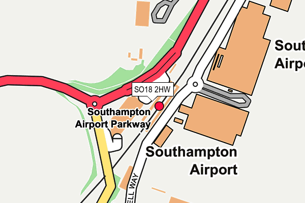 SO18 2HW map - OS OpenMap – Local (Ordnance Survey) SO18 2HW map - OS OpenMap – Local (Ordnance Survey)
