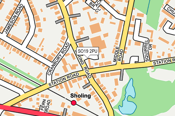 SO19 2PU map - OS OpenMap – Local (Ordnance Survey) SO19 2PU map - OS OpenMap – Local (Ordnance Survey)