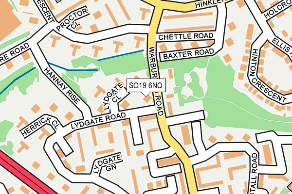 SO19 6NQ map - OS OpenMap – Local (Ordnance Survey) SO19 6NQ map - OS OpenMap – Local (Ordnance Survey)