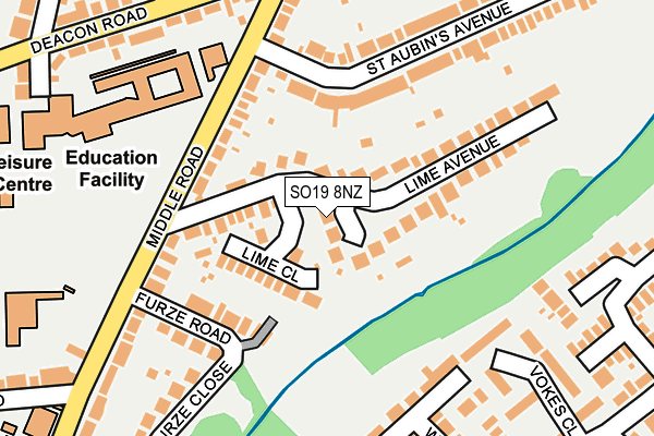 SO19 8NZ map - OS OpenMap – Local (Ordnance Survey) SO19 8NZ map - OS OpenMap – Local (Ordnance Survey)