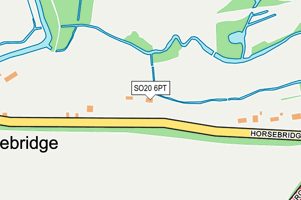 SO20 6PT map - OS OpenMap – Local (Ordnance Survey) SO20 6PT map - OS OpenMap – Local (Ordnance Survey)