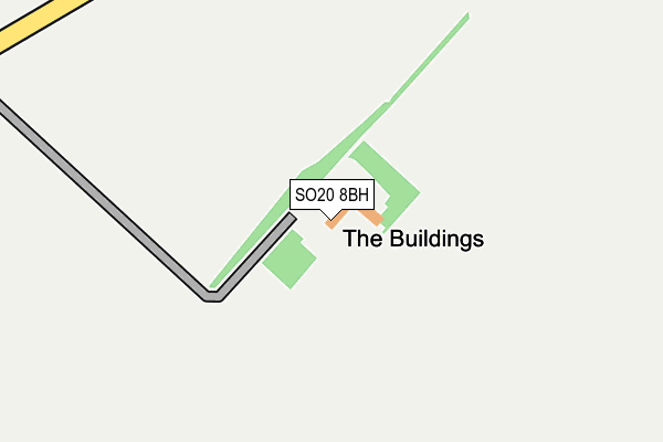SO20 8BH map - OS OpenMap – Local (Ordnance Survey) SO20 8BH map - OS OpenMap – Local (Ordnance Survey)