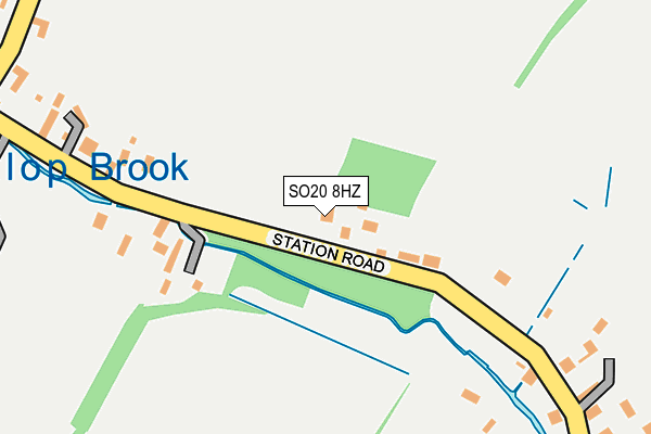 SO20 8HZ map - OS OpenMap – Local (Ordnance Survey) SO20 8HZ map - OS OpenMap – Local (Ordnance Survey)