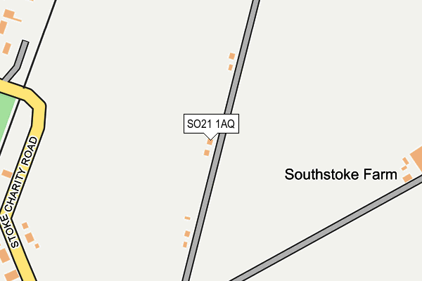 SO21 1AQ map - OS OpenMap – Local (Ordnance Survey)