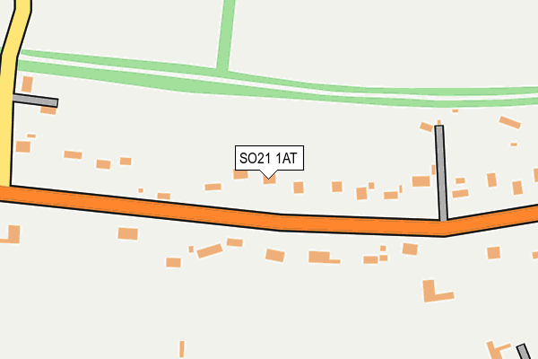 SO21 1AT map - OS OpenMap – Local (Ordnance Survey) SO21 1AT map - OS OpenMap – Local (Ordnance Survey)