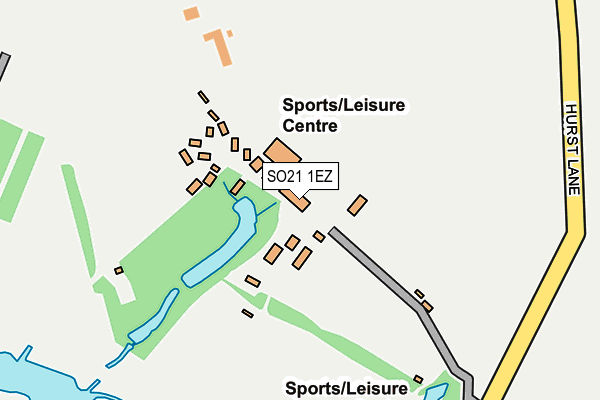 SO21 1EZ map - OS OpenMap – Local (Ordnance Survey) SO21 1EZ map - OS OpenMap – Local (Ordnance Survey)