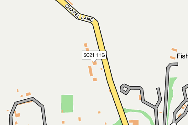 SO21 1HG map - OS OpenMap – Local (Ordnance Survey) SO21 1HG map - OS OpenMap – Local (Ordnance Survey)