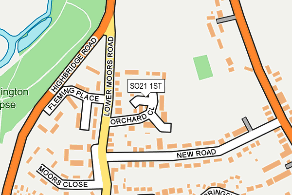 SO21 1ST map - OS OpenMap – Local (Ordnance Survey) SO21 1ST map - OS OpenMap – Local (Ordnance Survey)