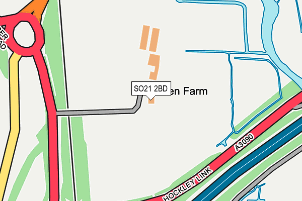 SO21 2BD map - OS OpenMap – Local (Ordnance Survey) SO21 2BD map - OS OpenMap – Local (Ordnance Survey)
