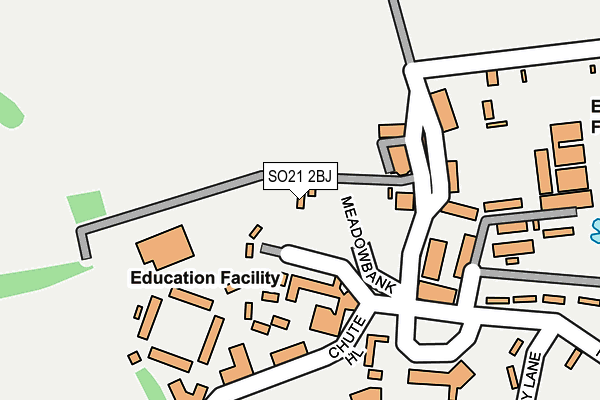SO21 2BJ map - OS OpenMap – Local (Ordnance Survey) SO21 2BJ map - OS OpenMap – Local (Ordnance Survey)