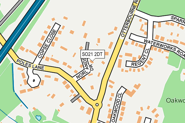 SO21 2DT map - OS OpenMap – Local (Ordnance Survey) SO21 2DT map - OS OpenMap – Local (Ordnance Survey)