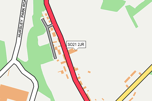 SO21 2JR map - OS OpenMap – Local (Ordnance Survey) SO21 2JR map - OS OpenMap – Local (Ordnance Survey)