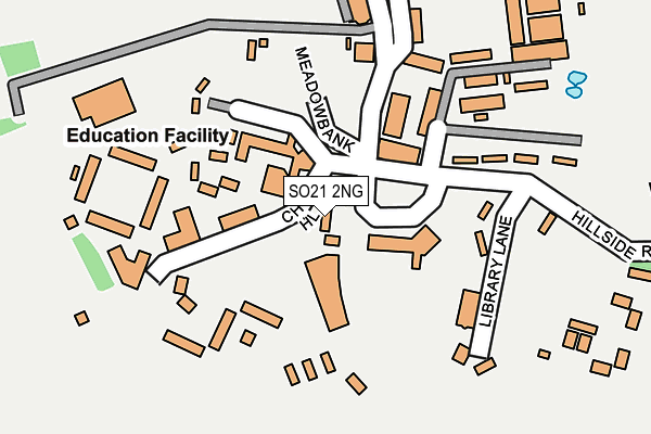 SO21 2NG map - OS OpenMap – Local (Ordnance Survey) SO21 2NG map - OS OpenMap – Local (Ordnance Survey)