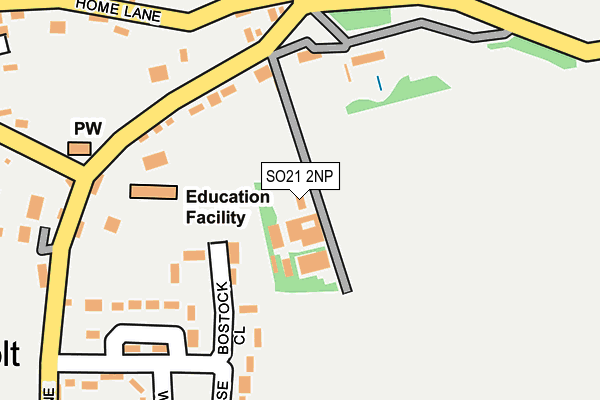 SO21 2NP map - OS OpenMap – Local (Ordnance Survey) SO21 2NP map - OS OpenMap – Local (Ordnance Survey)