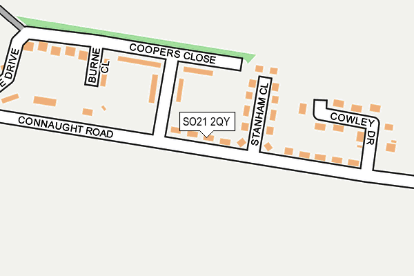 SO21 2QY map - OS OpenMap – Local (Ordnance Survey) SO21 2QY map - OS OpenMap – Local (Ordnance Survey)