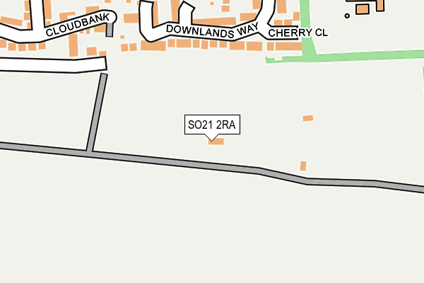 SO21 2RA map - OS OpenMap – Local (Ordnance Survey) SO21 2RA map - OS OpenMap – Local (Ordnance Survey)