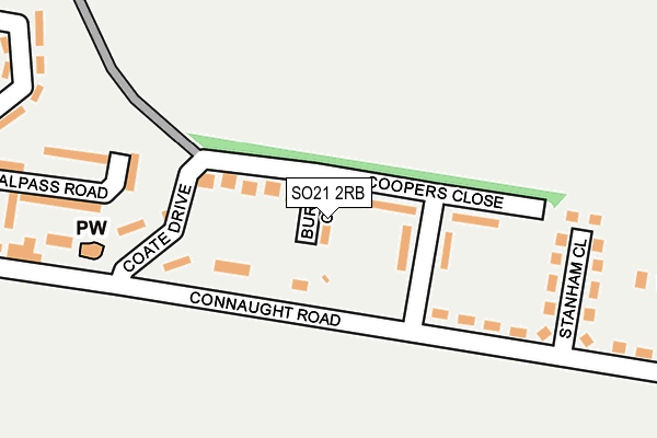 SO21 2RB map - OS OpenMap – Local (Ordnance Survey) SO21 2RB map - OS OpenMap – Local (Ordnance Survey)